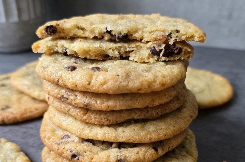 Thin, Chewy, and Crispy Chocolate Chip Cookies You’ll Crave
